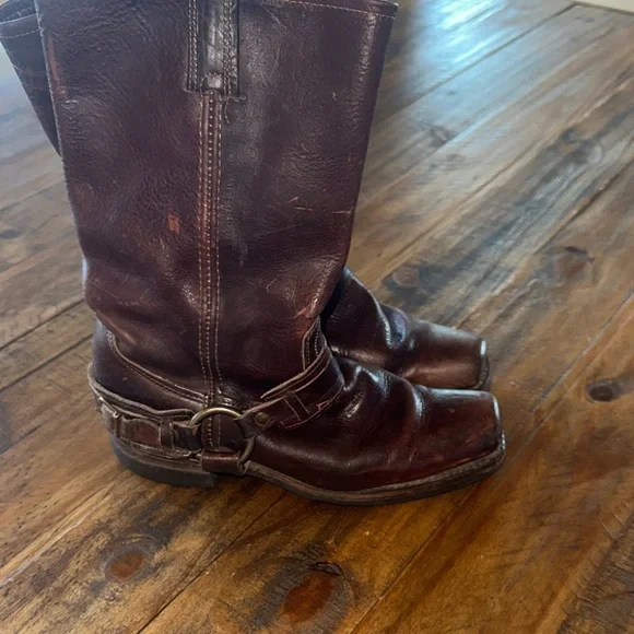 Vintage Frye Leather Harness Boots - Picture 5 of 5
